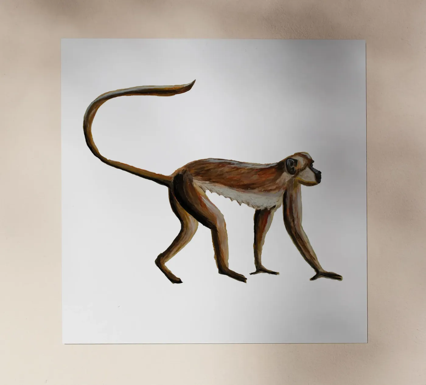 Monkey pellicola backlit da Femke Zwaan