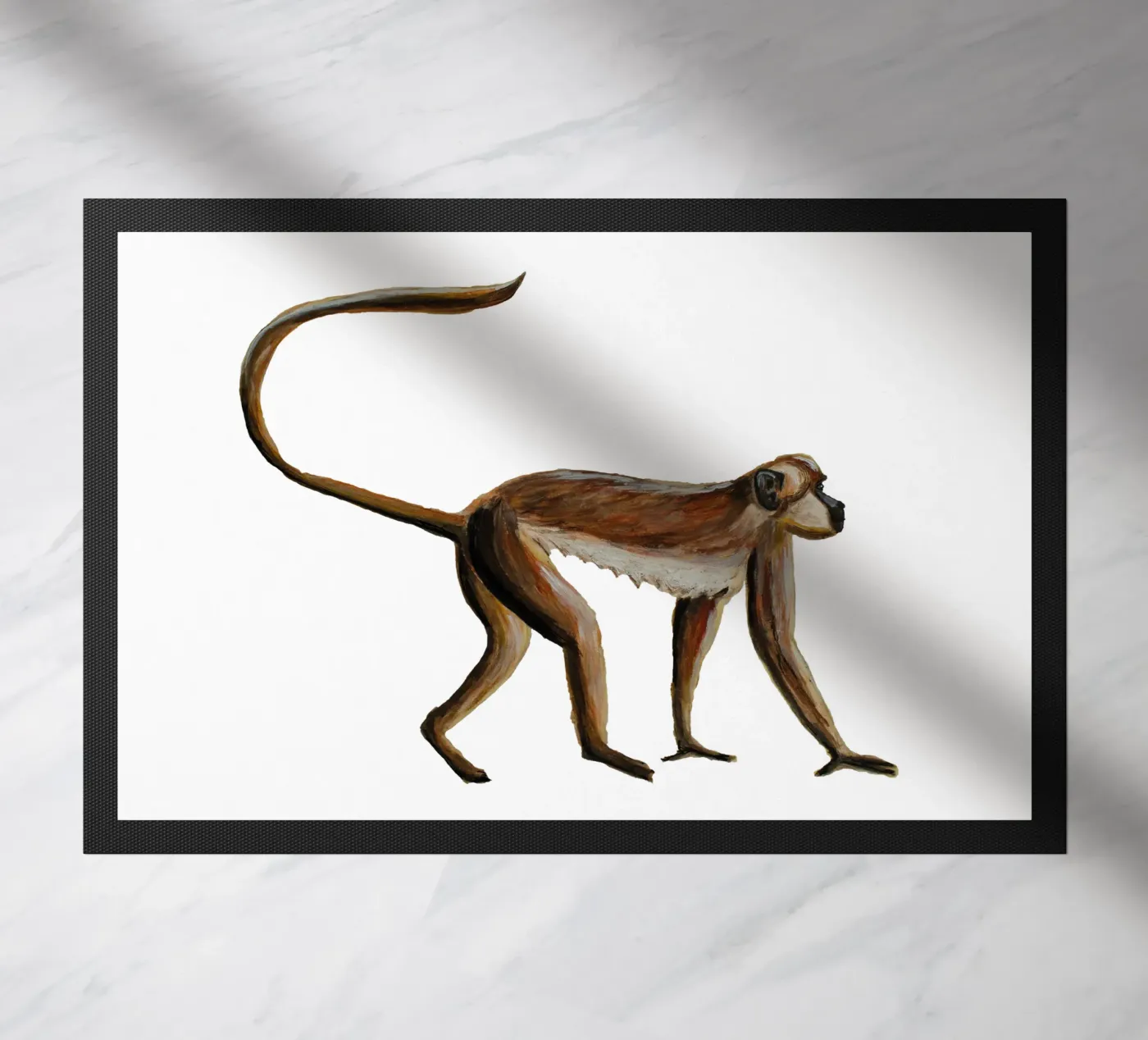 Monkey doormat by Femke Zwaan
