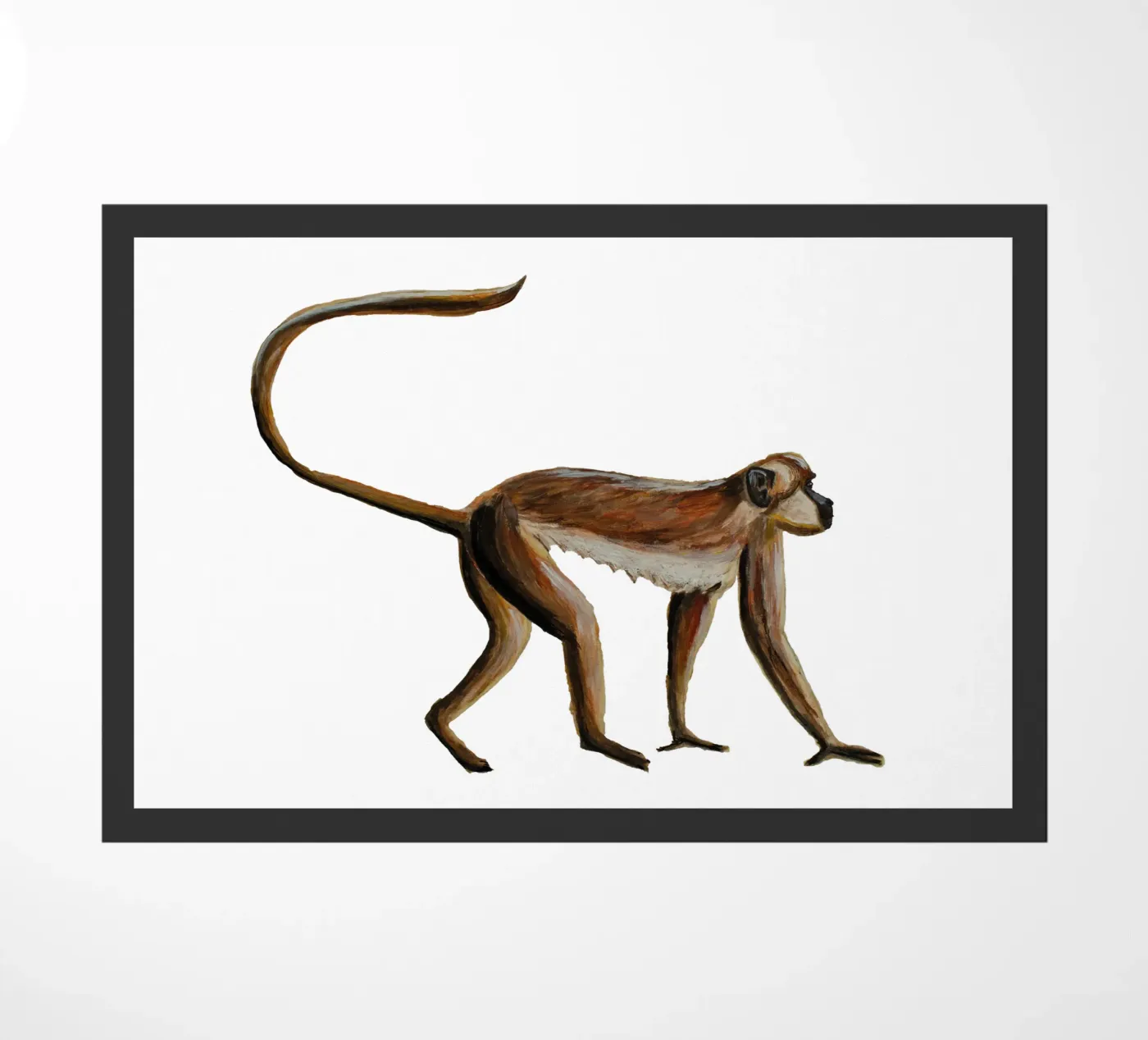 Monkey Fußmatte von Femke Zwaan