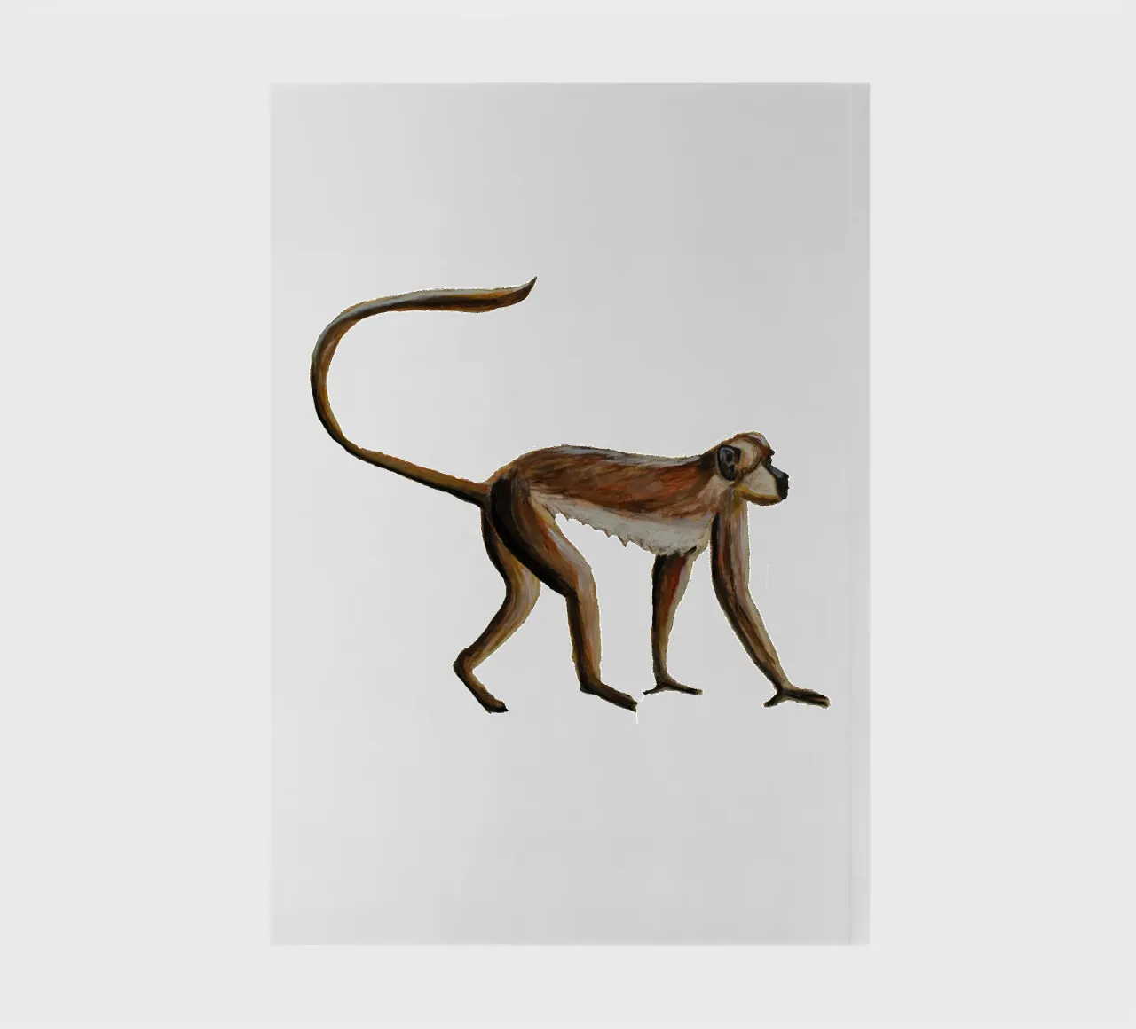 Monkey notebook by Femke Zwaan