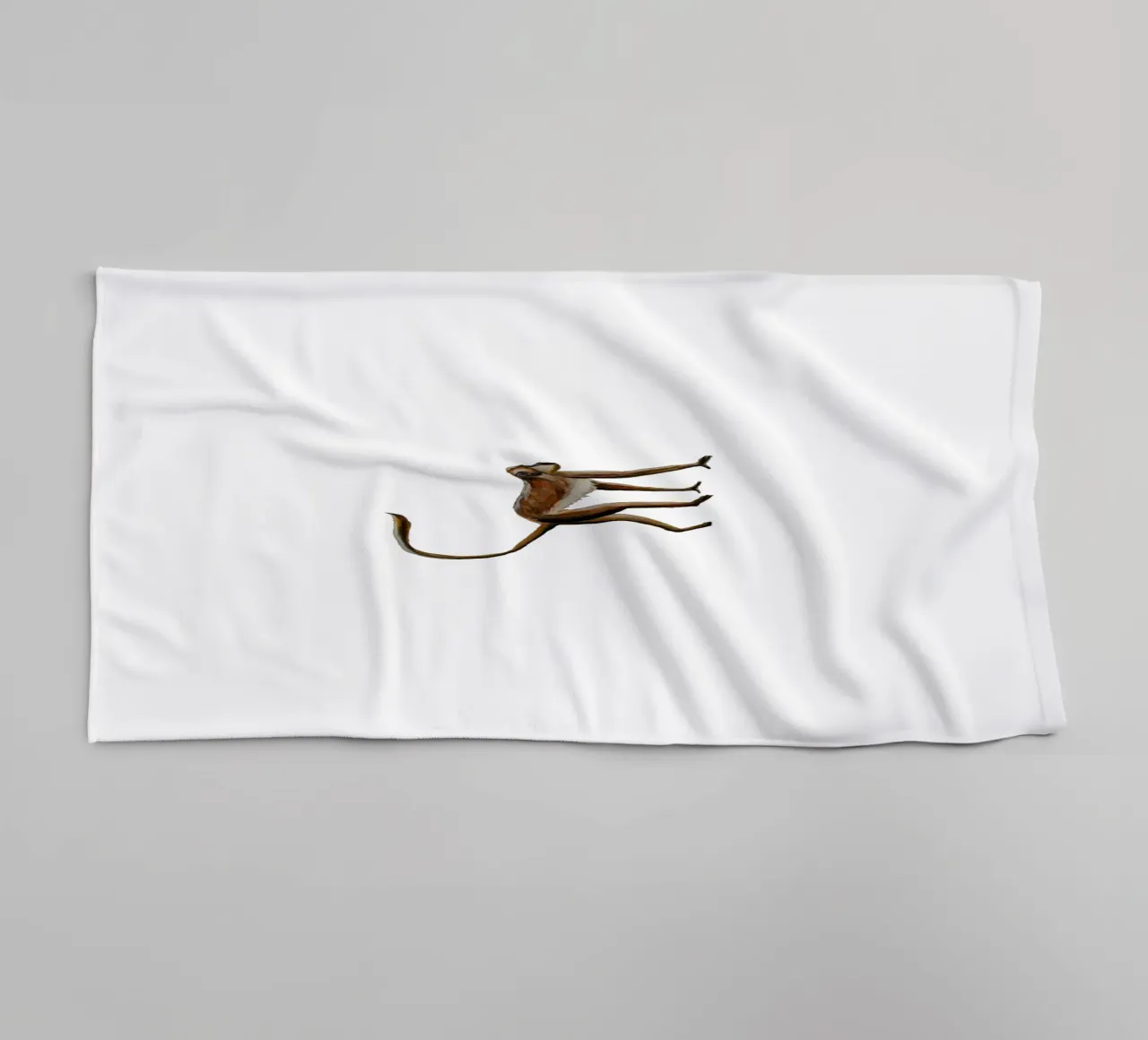 Monkey badhanddoek van Femke Zwaan