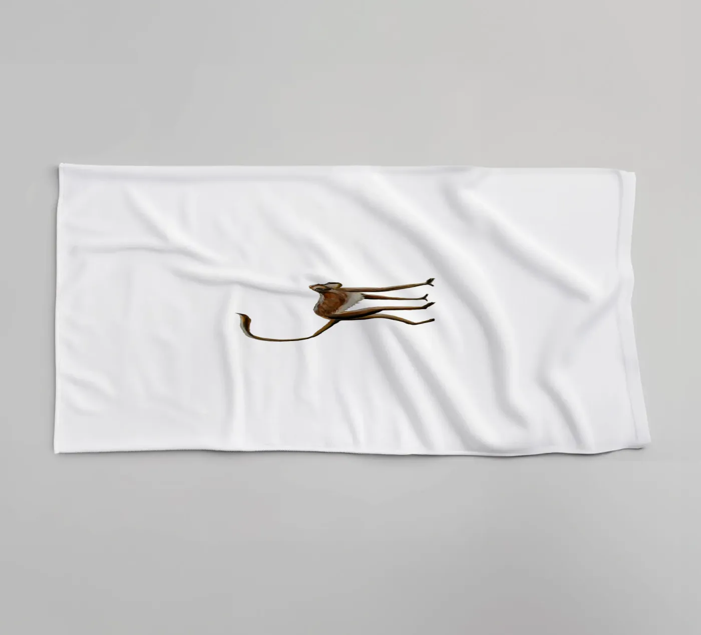 Monkey badhanddoek van Femke Zwaan
