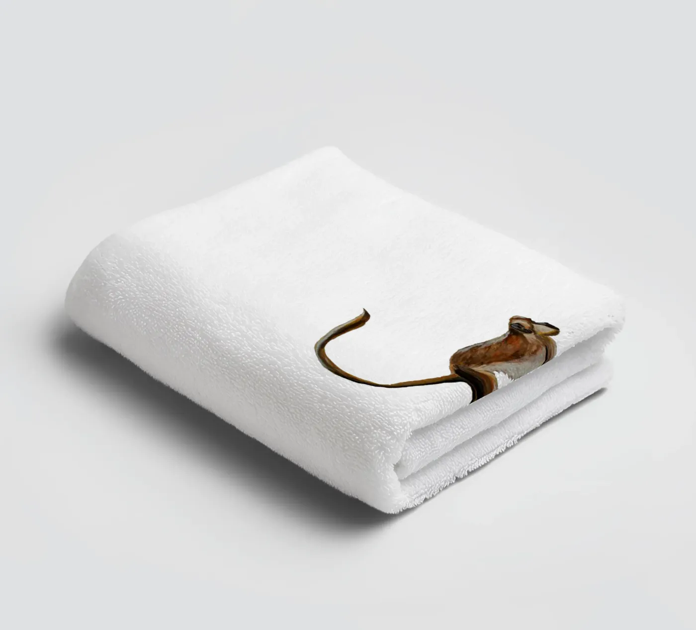 Monkey badhanddoek van Femke Zwaan