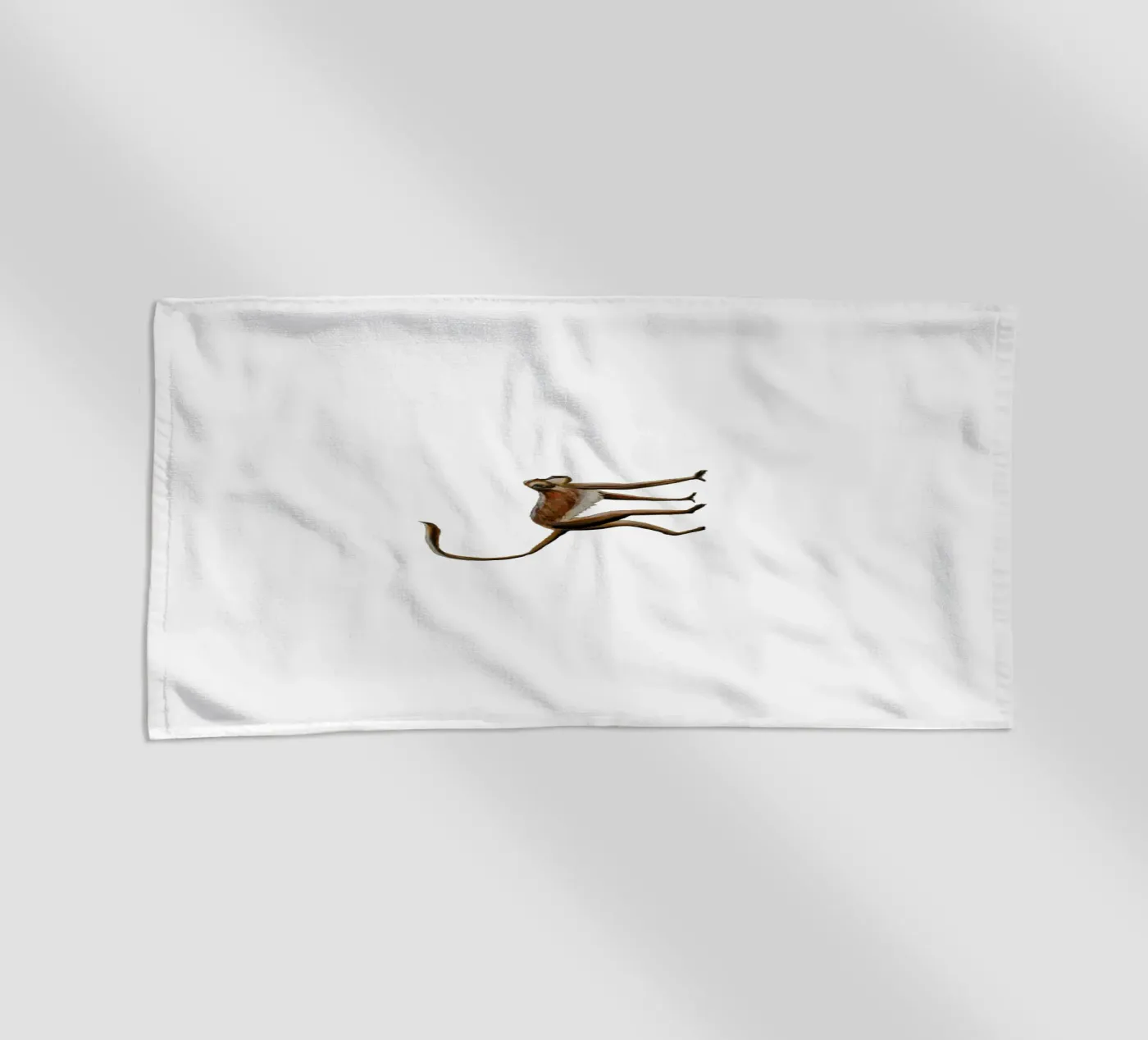 Monkey strandhanddoek van Femke Zwaan