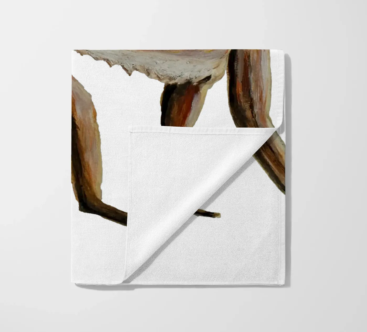 Monkey strandhanddoek van Femke Zwaan