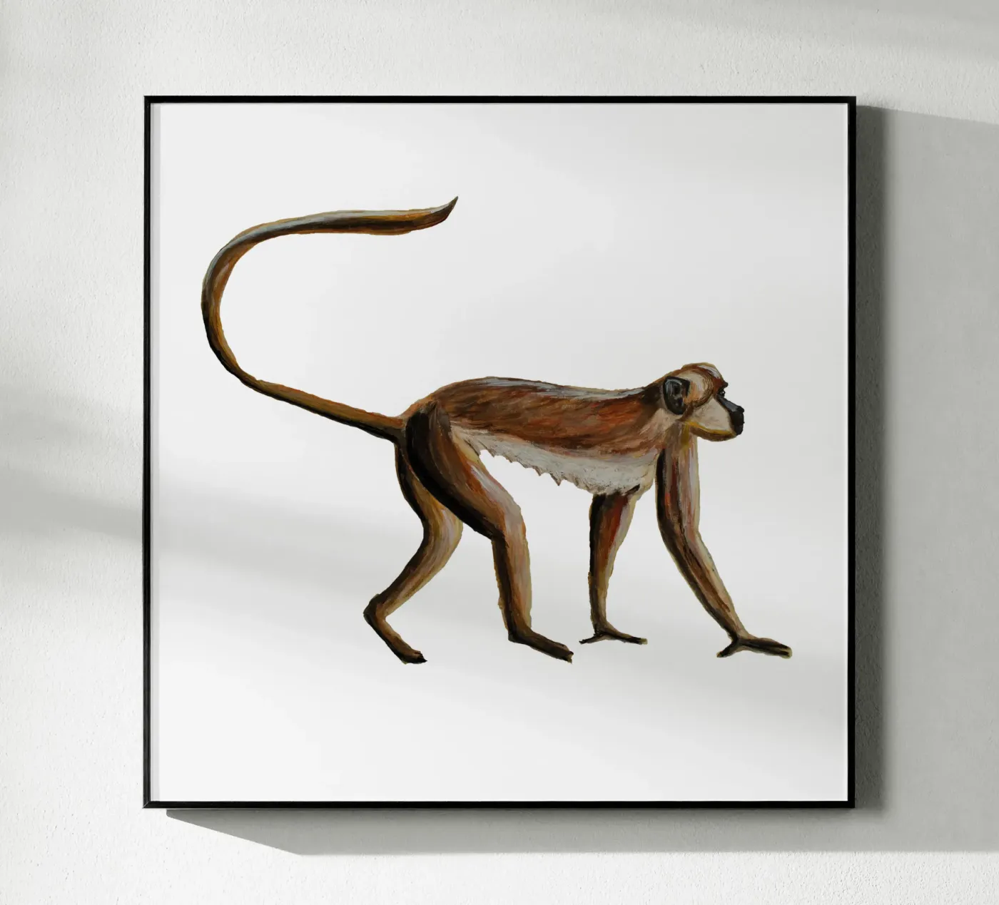 Monkey Acryl-Glas von Femke Zwaan