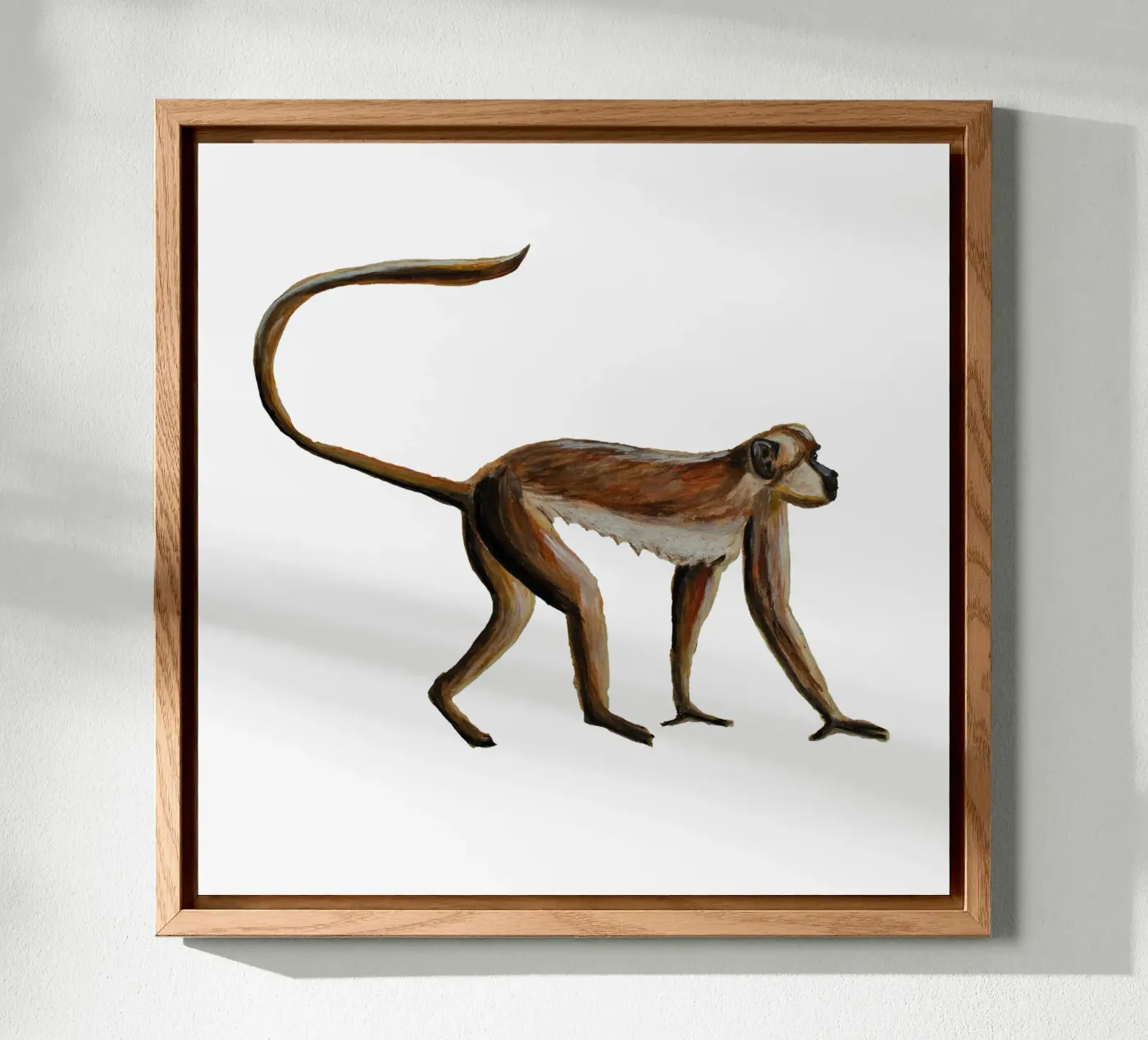 Monkey alluminio dibond da Femke Zwaan