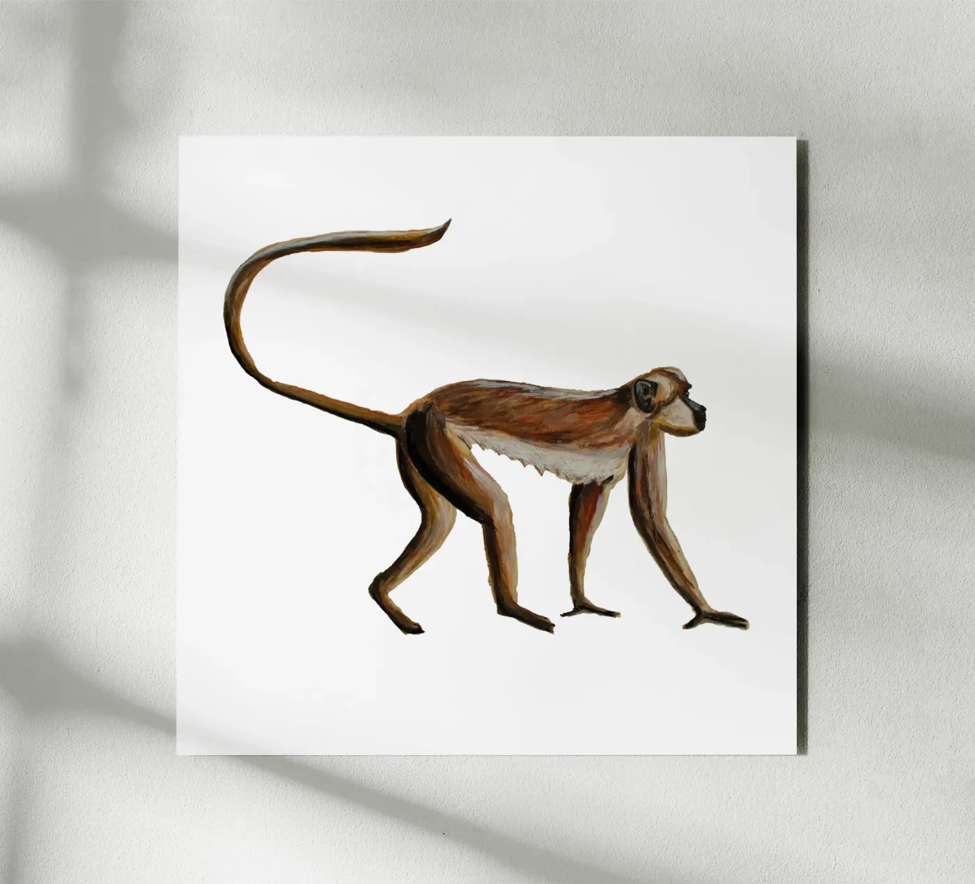 Monkey alluminio dibond da Femke Zwaan