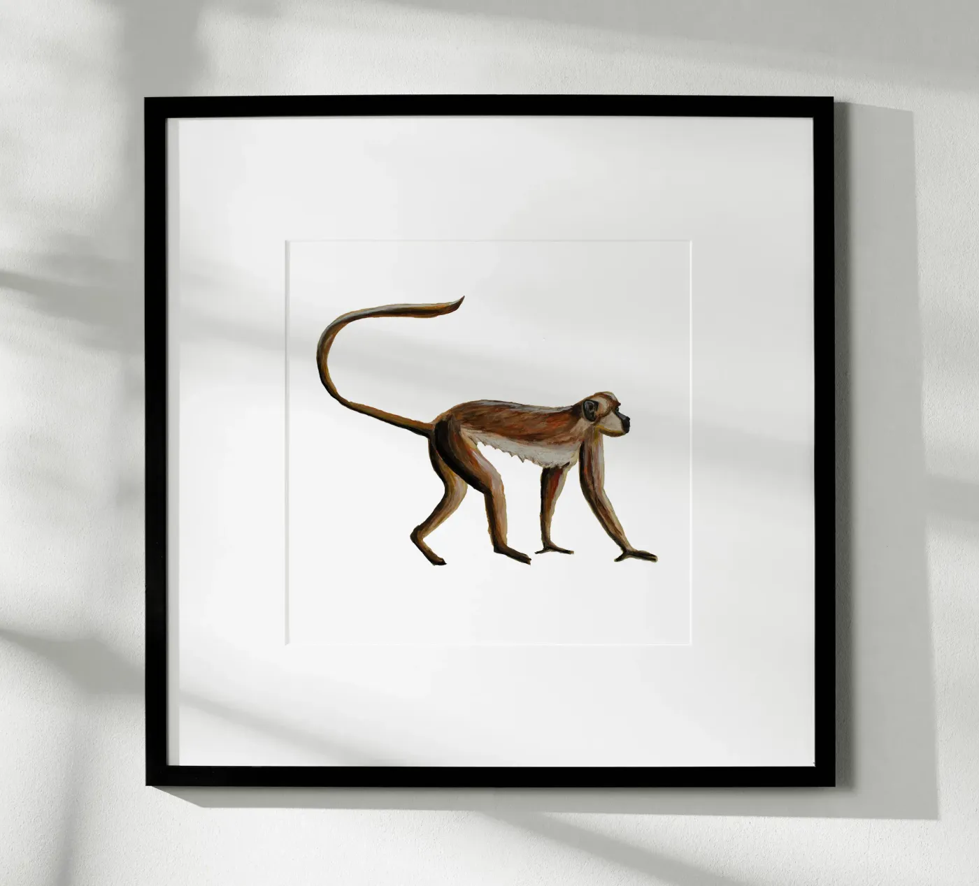 Monkey Poster von Femke Zwaan