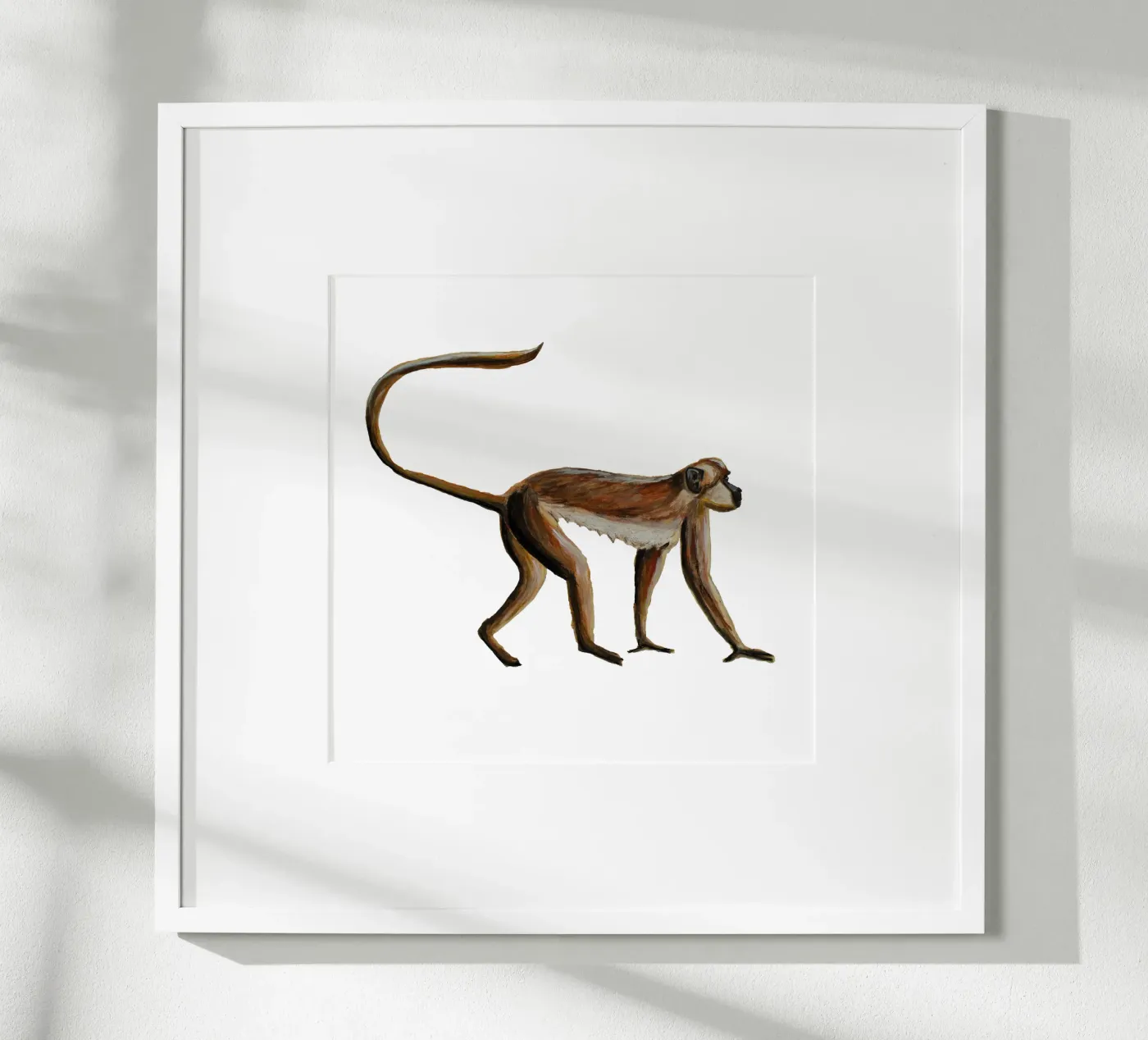 Monkey Poster von Femke Zwaan