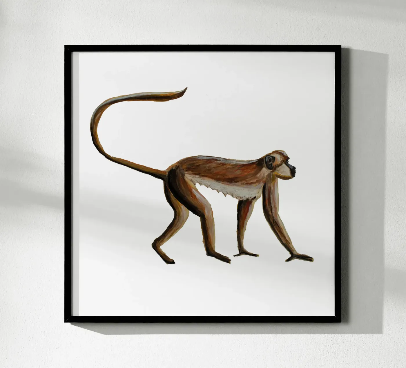 Monkey Poster von Femke Zwaan