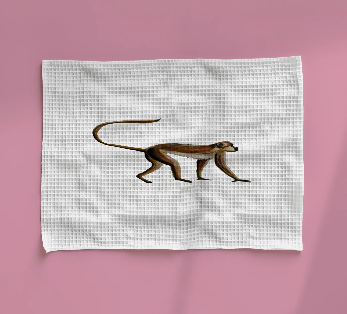 Monkey Geschirrtuch von Femke Zwaan