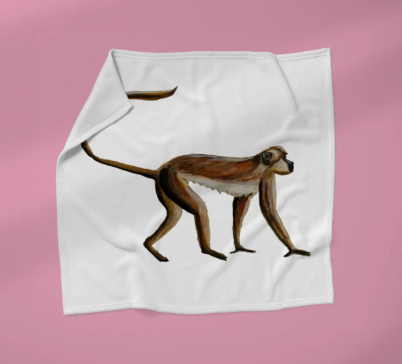 Monkey Fleecedecke von Femke Zwaan