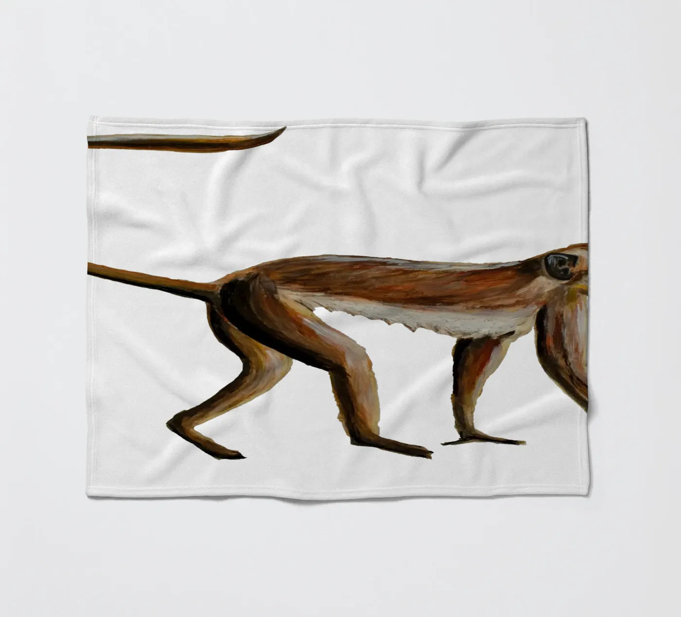 Monkey Fleecedecke von Femke Zwaan