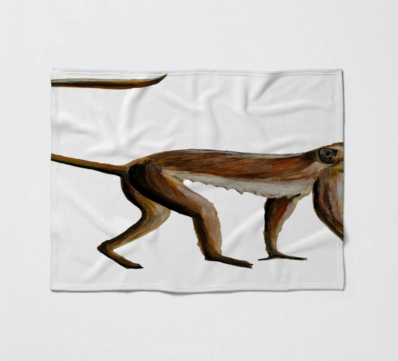 Monkey Fleecedecke von Femke Zwaan