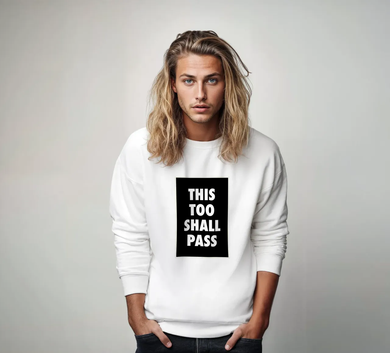 This Too Shall Pass – Eventually… Sweatshirt von QuooodZ by MooodzArt