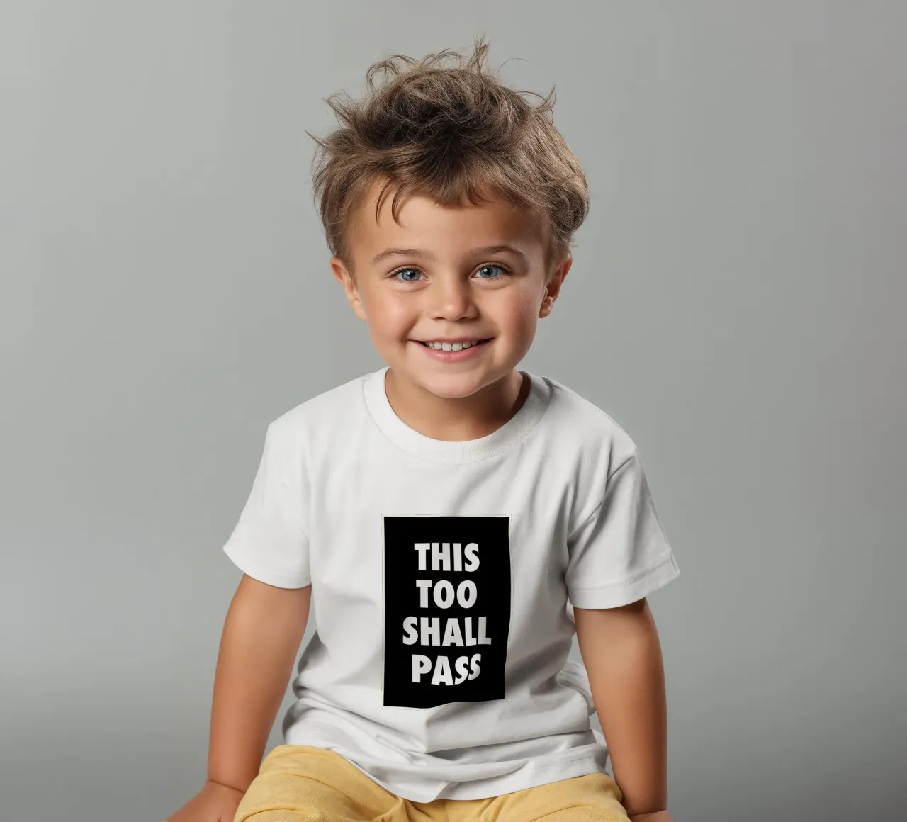 This Too Shall Pass – Eventually… t-shirt bambini da QuooodZ by MooodzArt