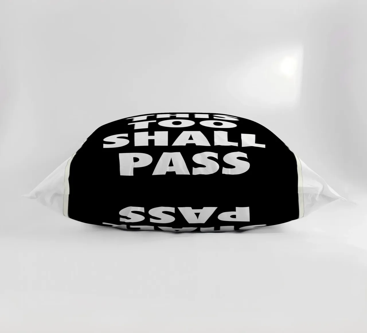 This Too Shall Pass – Eventually… decorative cushion by QuooodZ by MooodzArt
