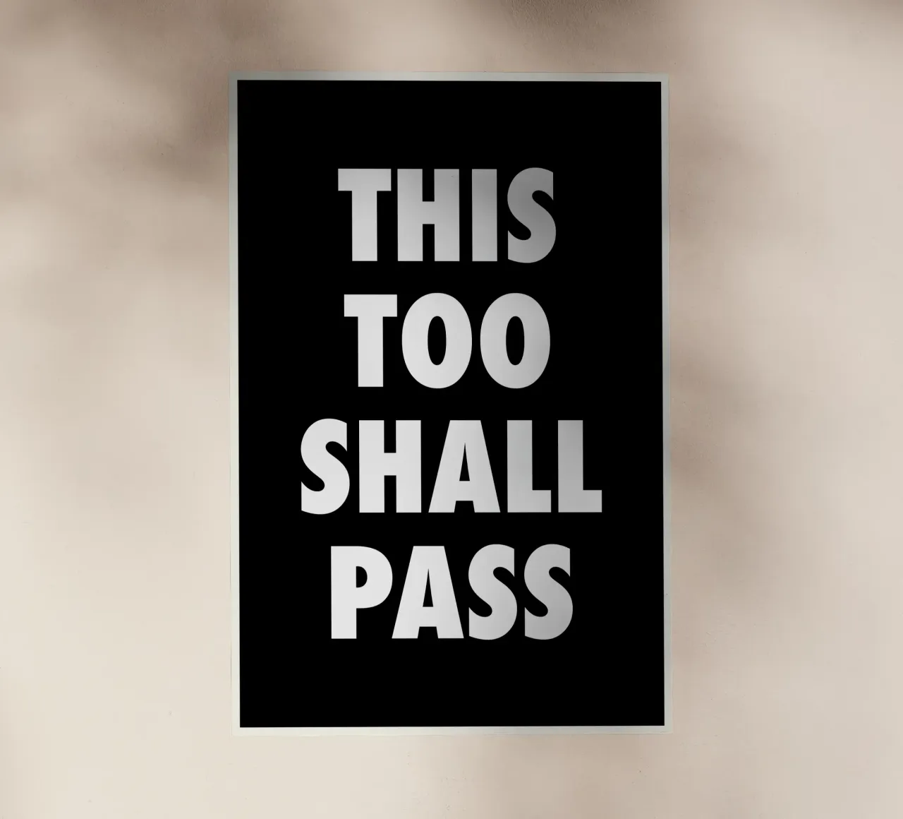 This Too Shall Pass – Eventually… Backlit Folie von QuooodZ by MooodzArt