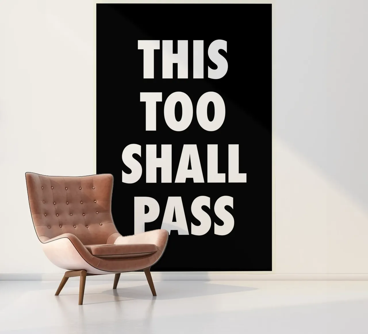This Too Shall Pass – Eventually… fotobehang van QuooodZ by MooodzArt