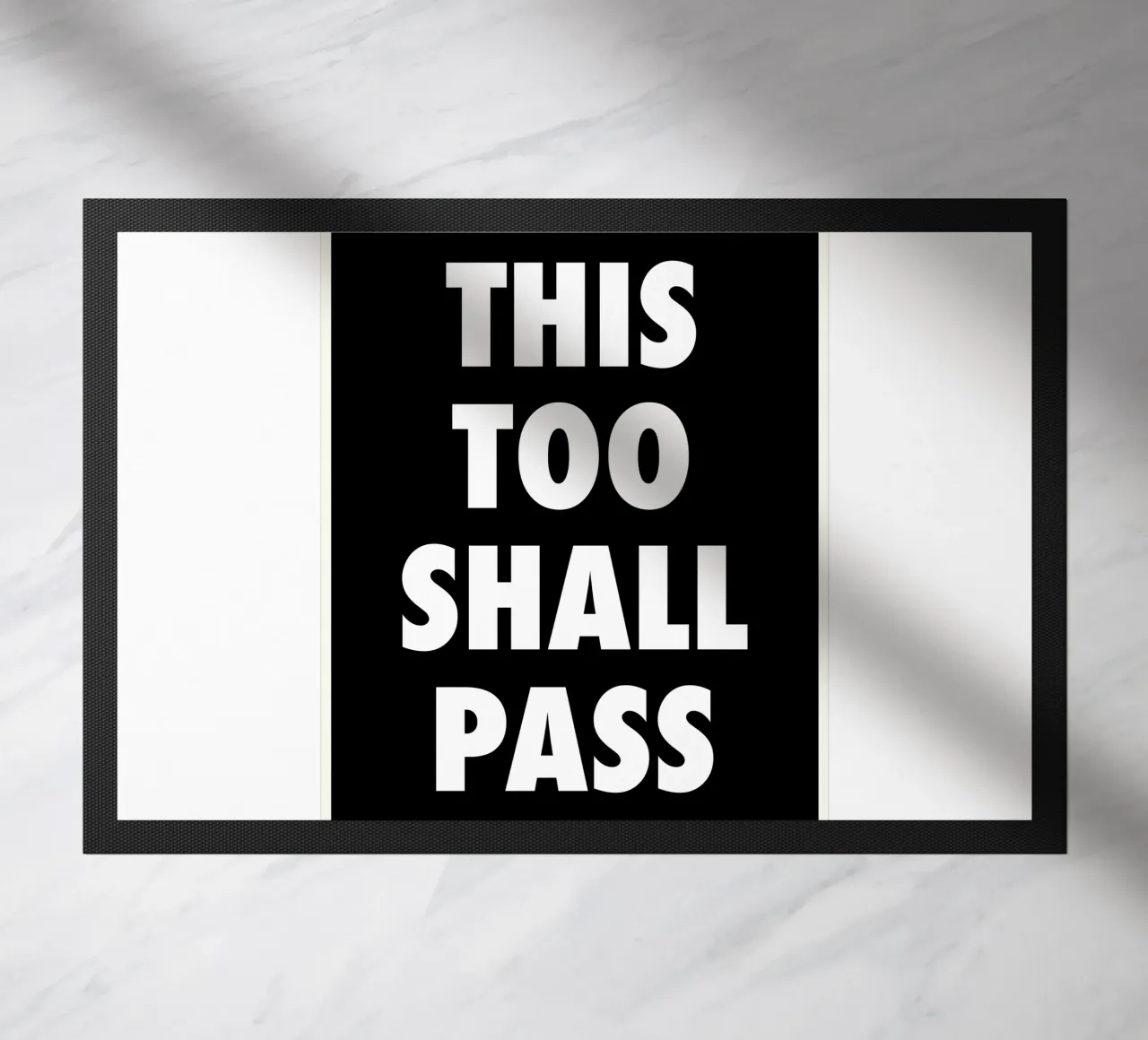 This Too Shall Pass – Eventually… Fußmatte von QuooodZ by MooodzArt
