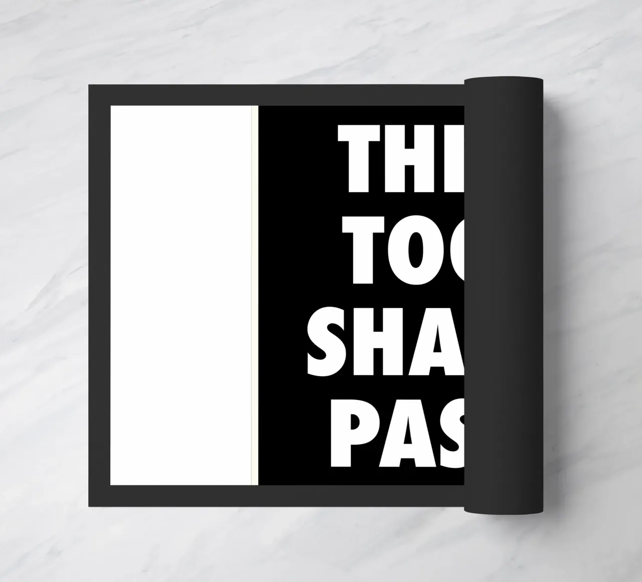 This Too Shall Pass – Eventually… Fußmatte von QuooodZ by MooodzArt