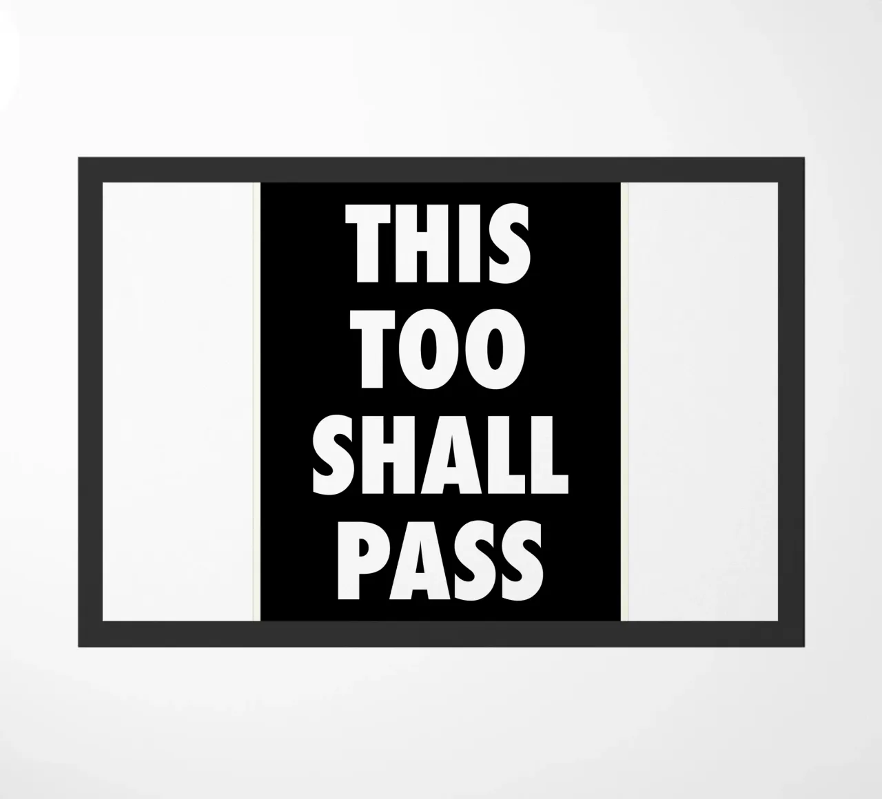 This Too Shall Pass – Eventually… Fußmatte von QuooodZ by MooodzArt