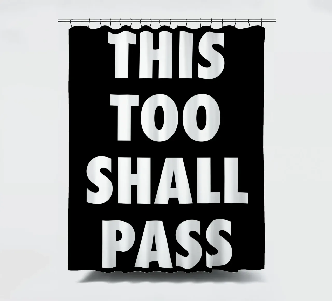 This Too Shall Pass – Eventually… tenda da doccia da QuooodZ by MooodzArt