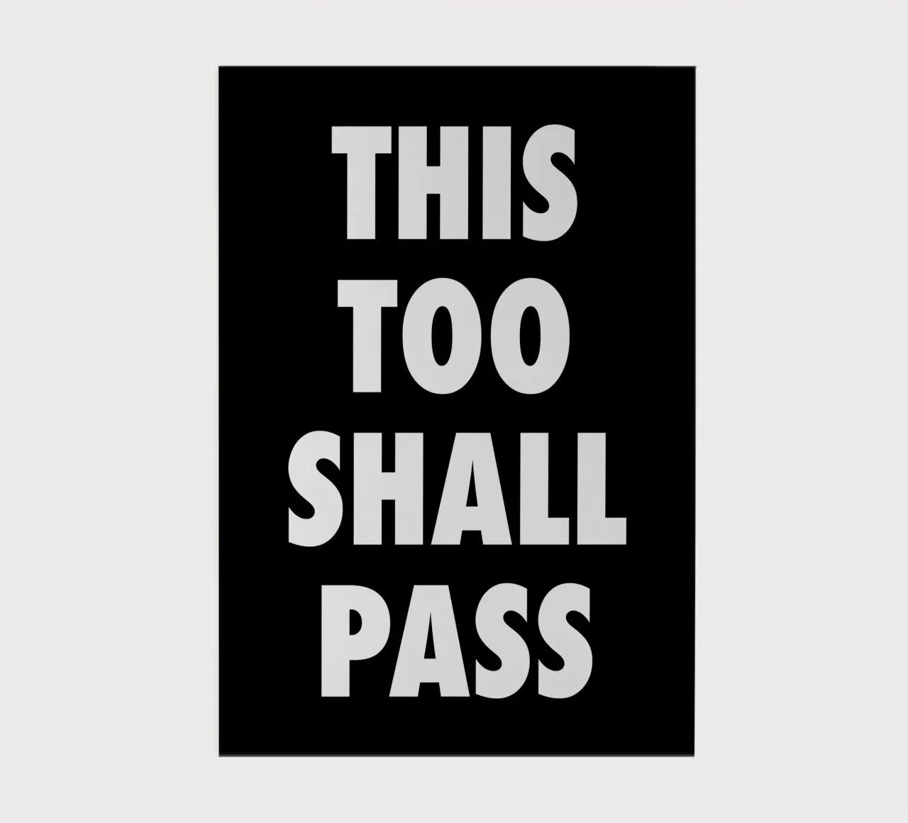 This Too Shall Pass – Eventually… carnet de notes de QuooodZ by MooodzArt