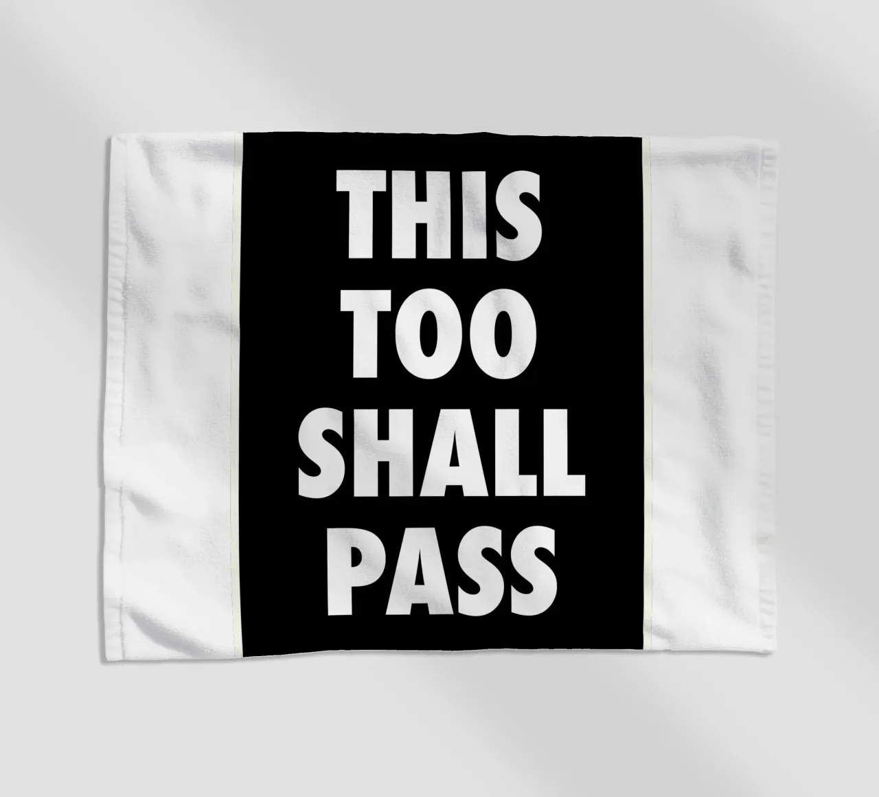 This Too Shall Pass – Eventually… beach towel by QuooodZ by MooodzArt