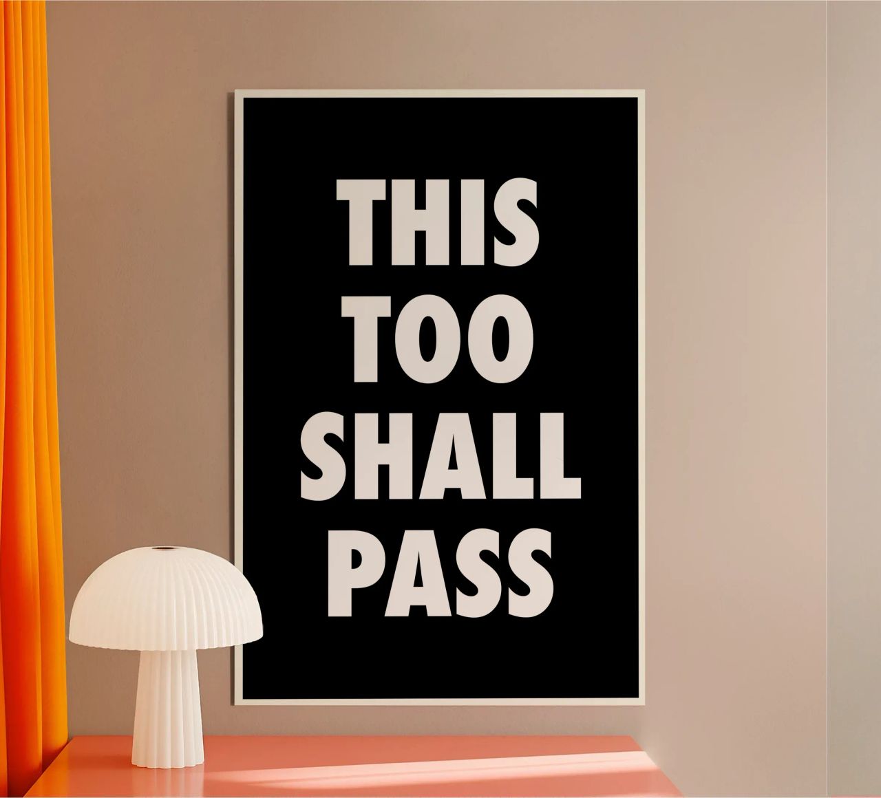 This Too Shall Pass – Eventually… alluminio dibond da QuooodZ by MooodzArt