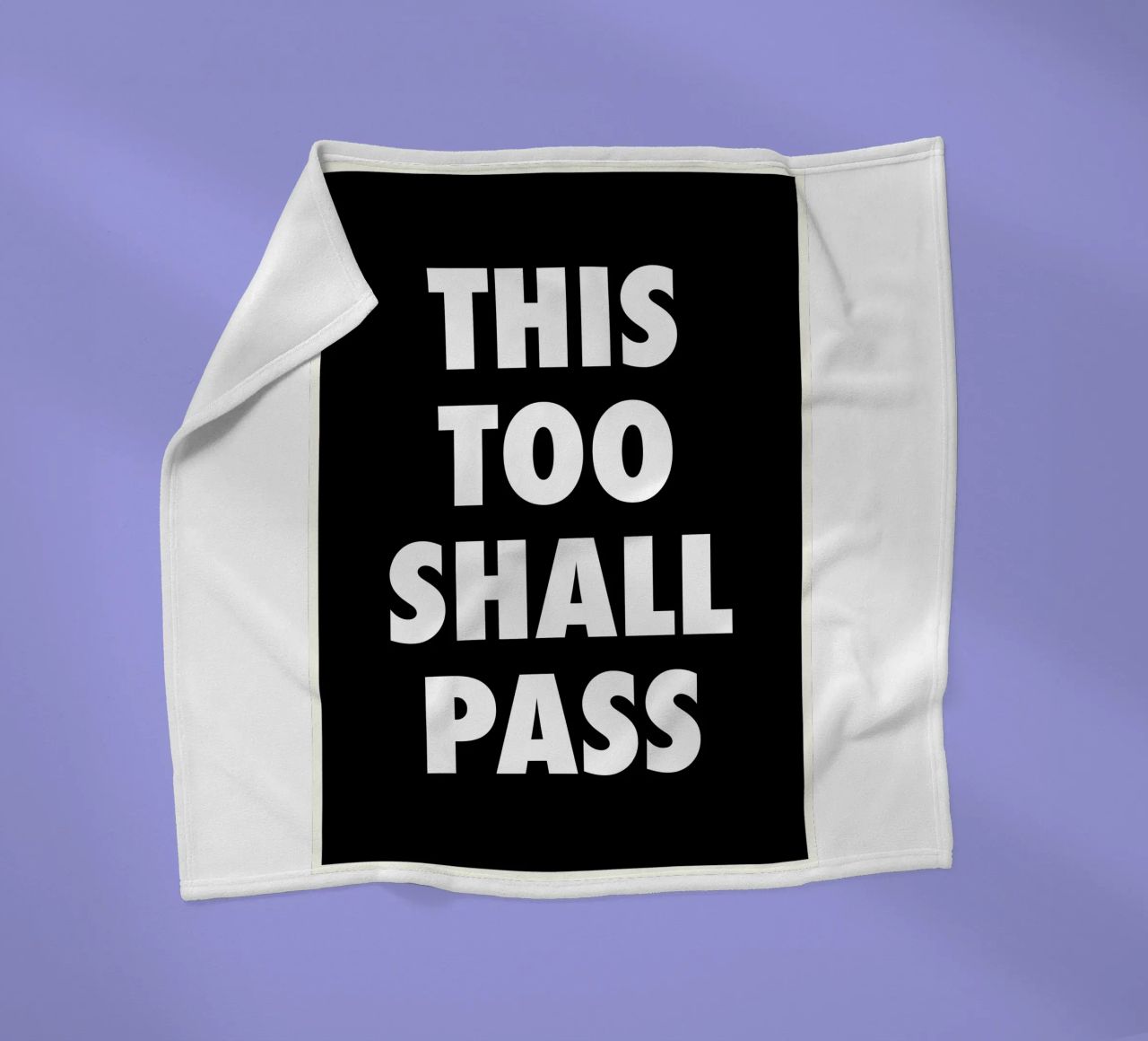 This Too Shall Pass – Eventually… coperta in pile da QuooodZ by MooodzArt