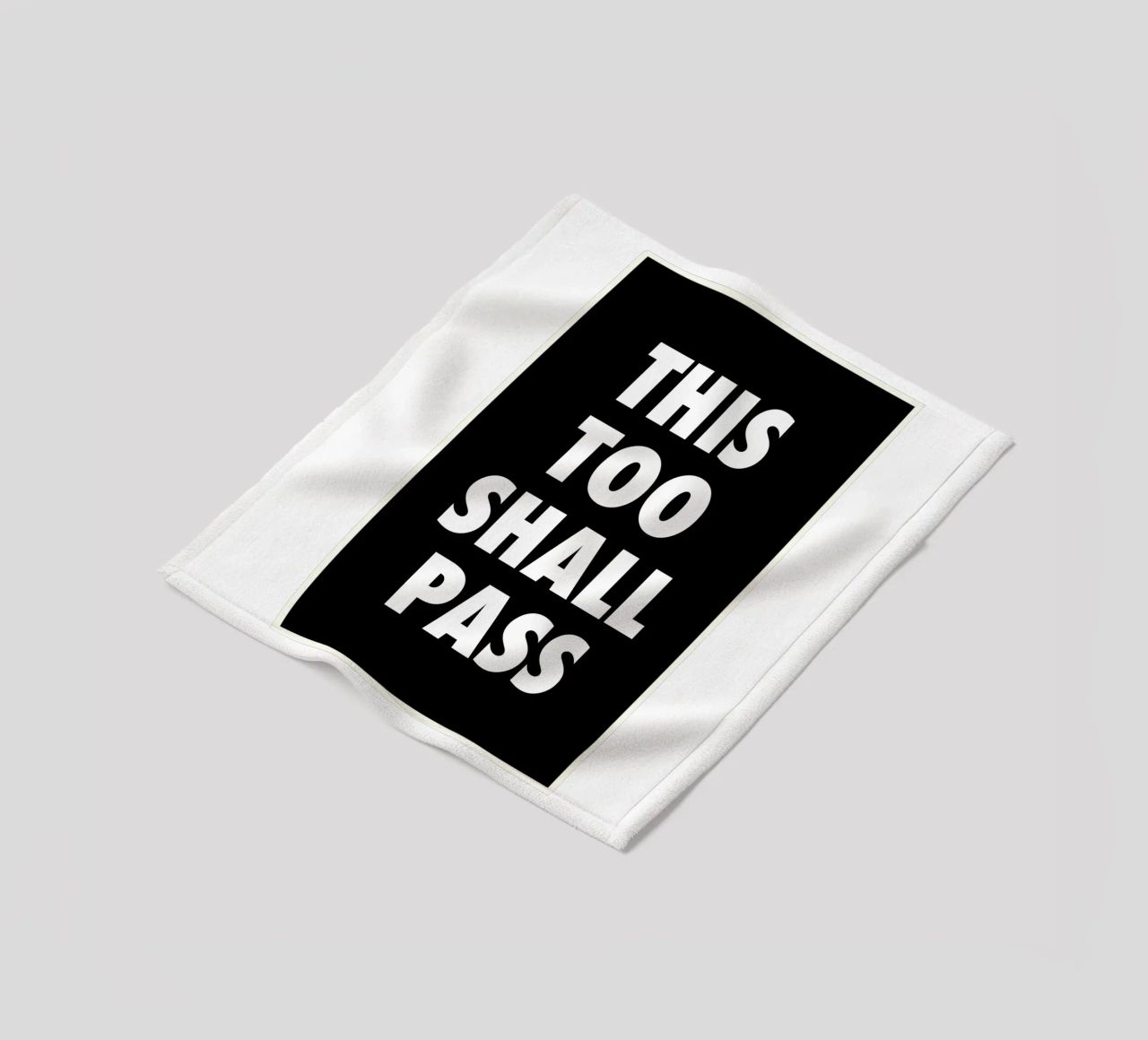 This Too Shall Pass – Eventually… coperta in pile da QuooodZ by MooodzArt