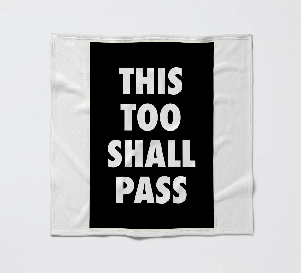 This Too Shall Pass – Eventually… coperta in pile da QuooodZ by MooodzArt