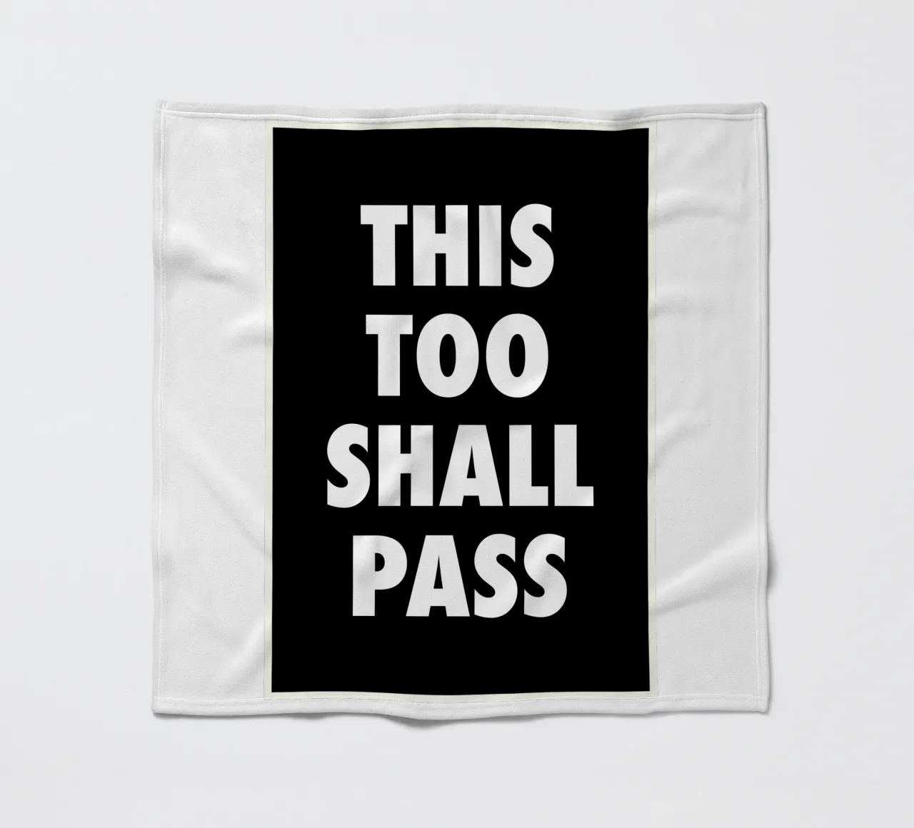This Too Shall Pass – Eventually… manta de franela de QuooodZ by MooodzArt