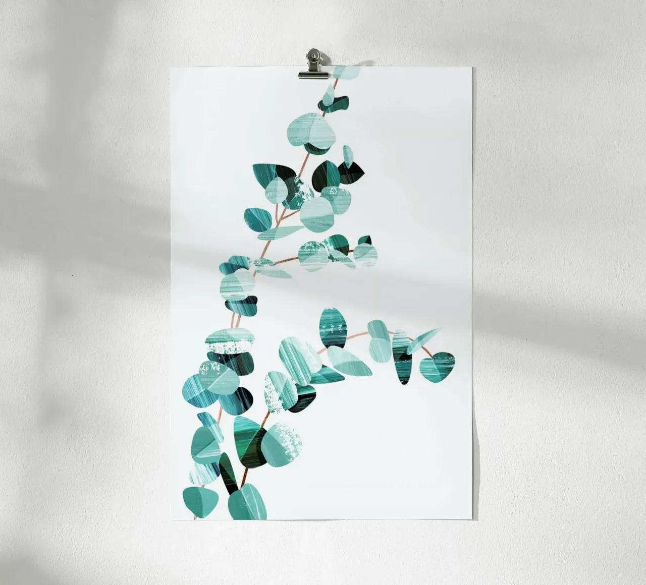 Minty Eucalyptus poster da Goed Blauw