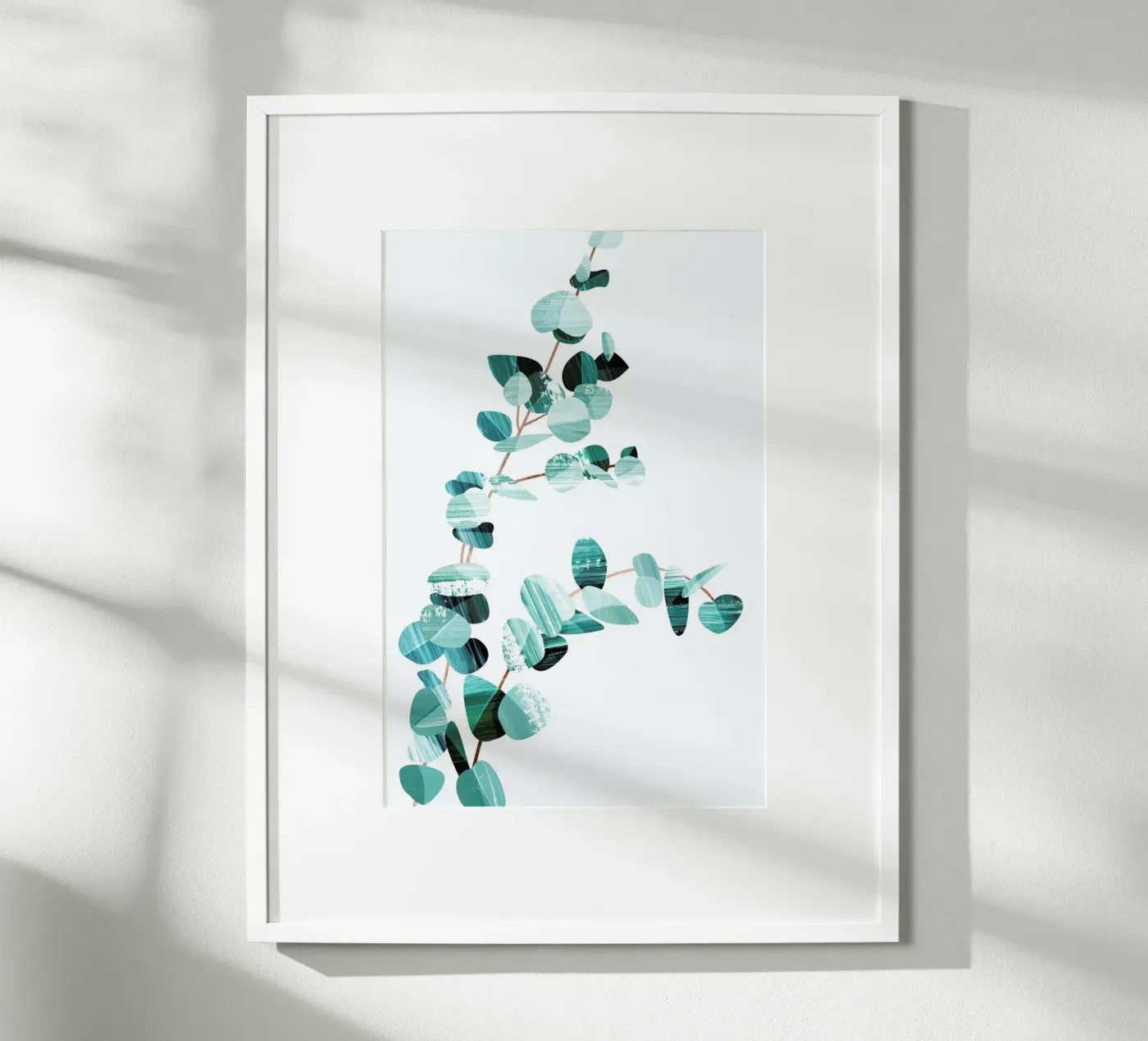 Minty Eucalyptus poster van Goed Blauw
