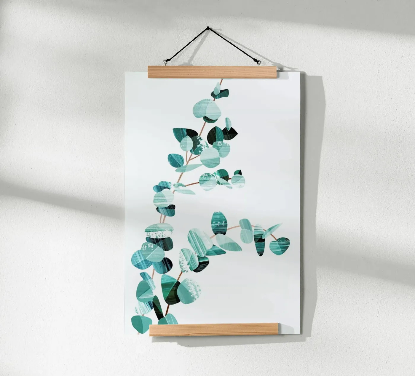 Minty Eucalyptus poster van Goed Blauw