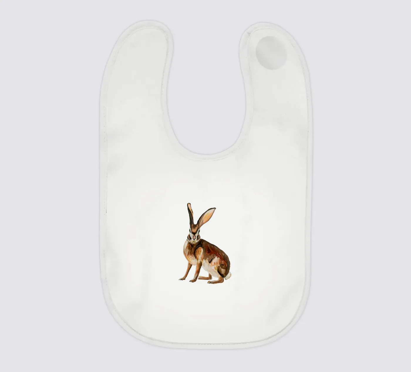 Rabbit Babylätzchen von Femke Zwaan