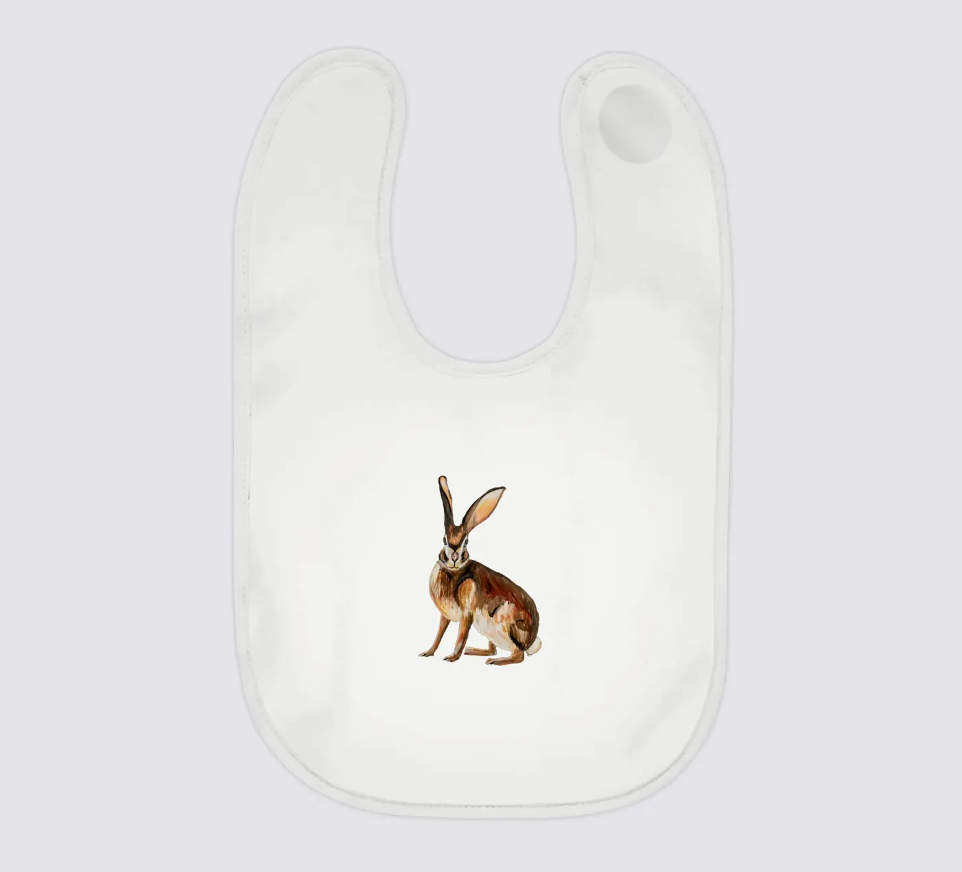 Rabbit baby slabbetje van Femke Zwaan