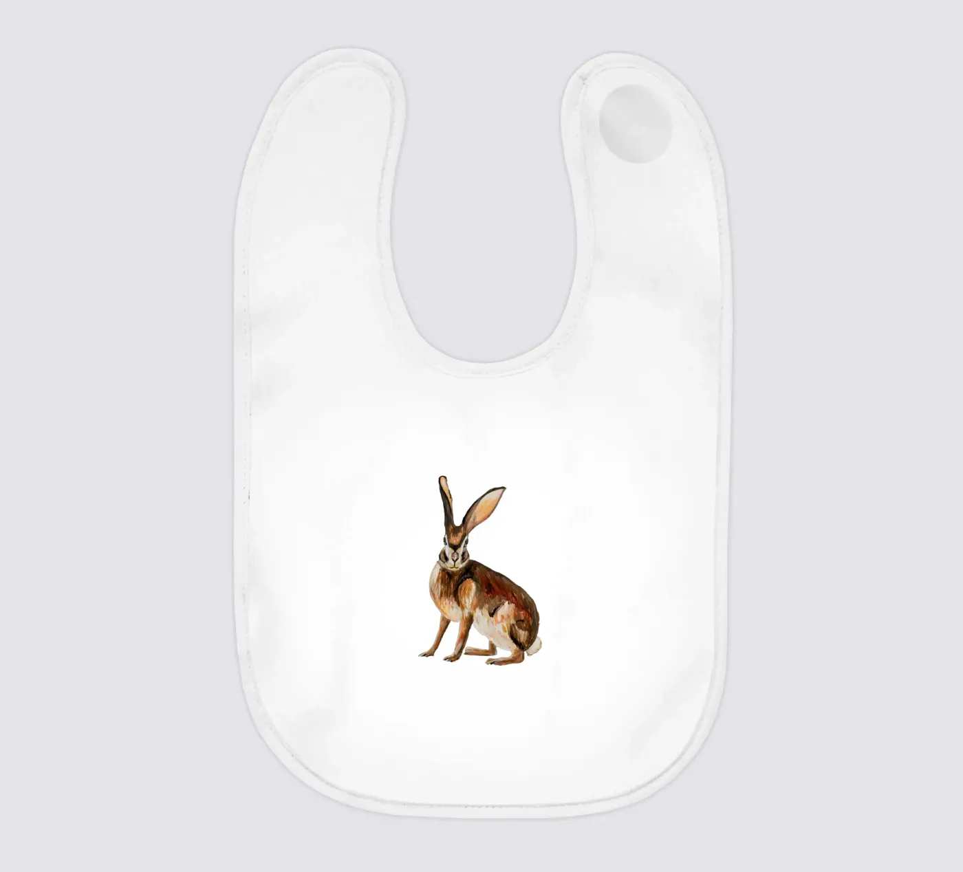 Rabbit Babylätzchen von Femke Zwaan
