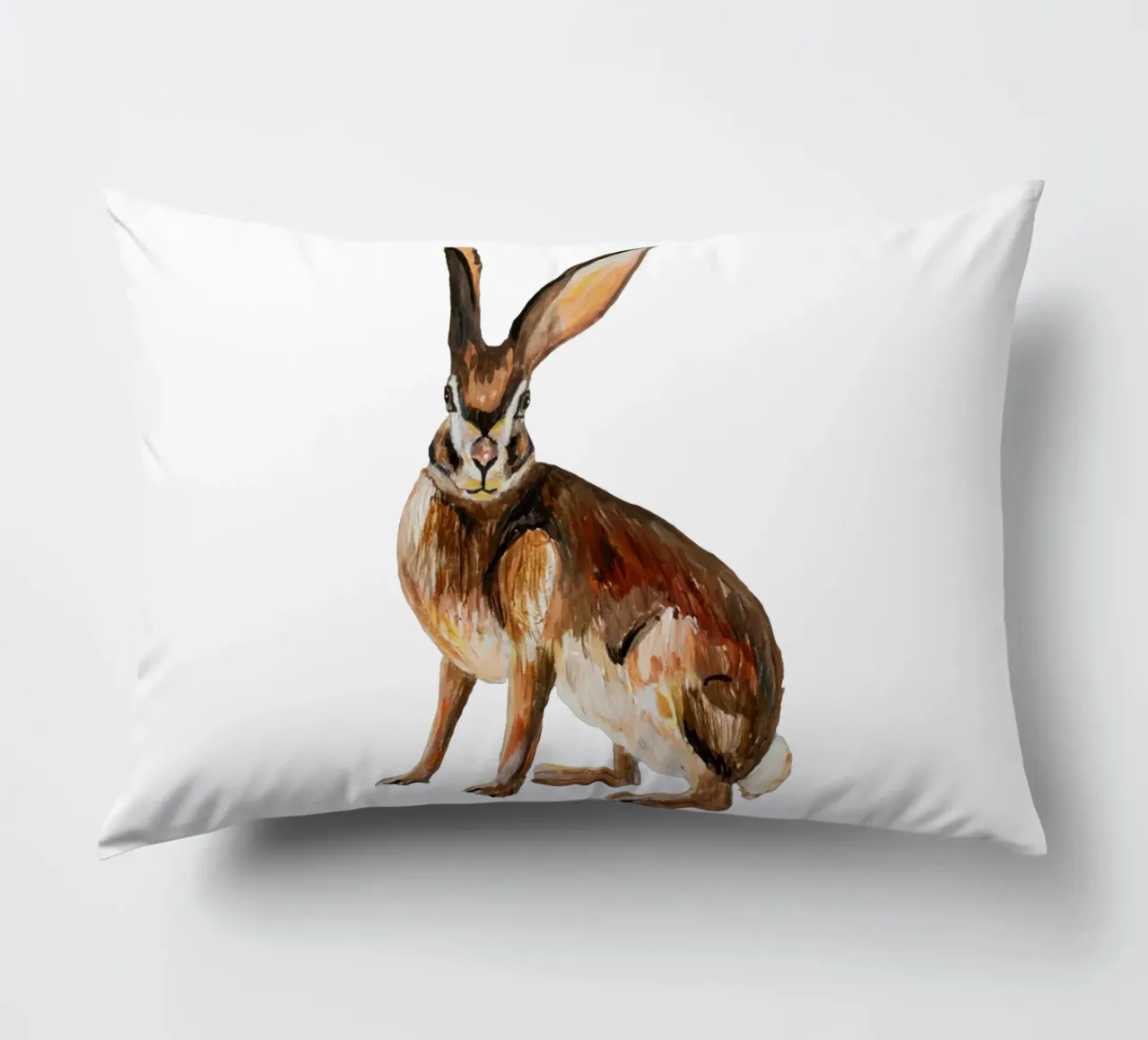 Rabbit Kissen von Femke Zwaan