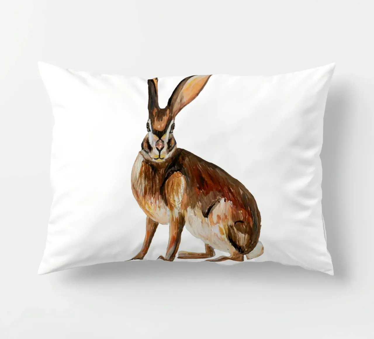 Rabbit kussen van Femke Zwaan