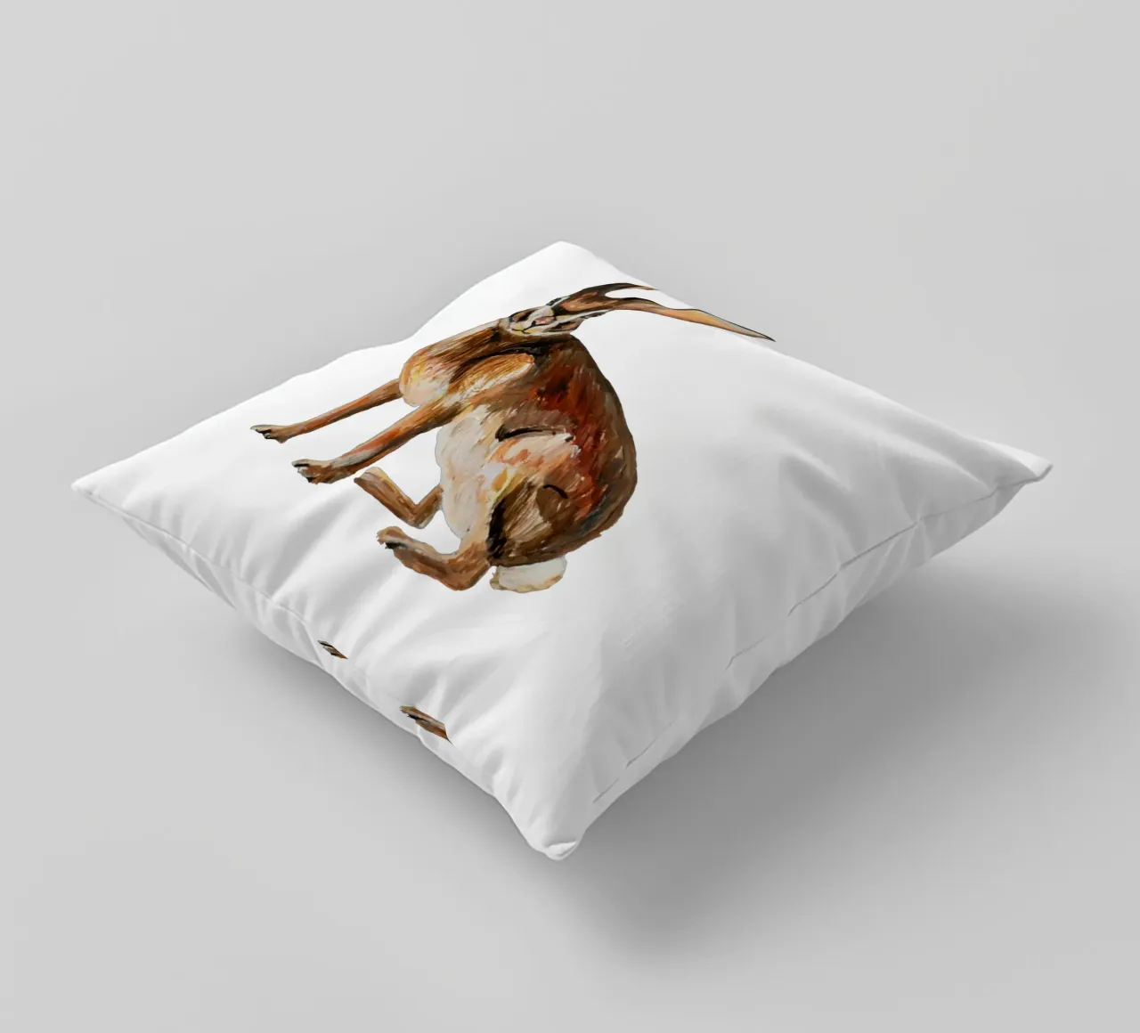 Rabbit Kissen von Femke Zwaan