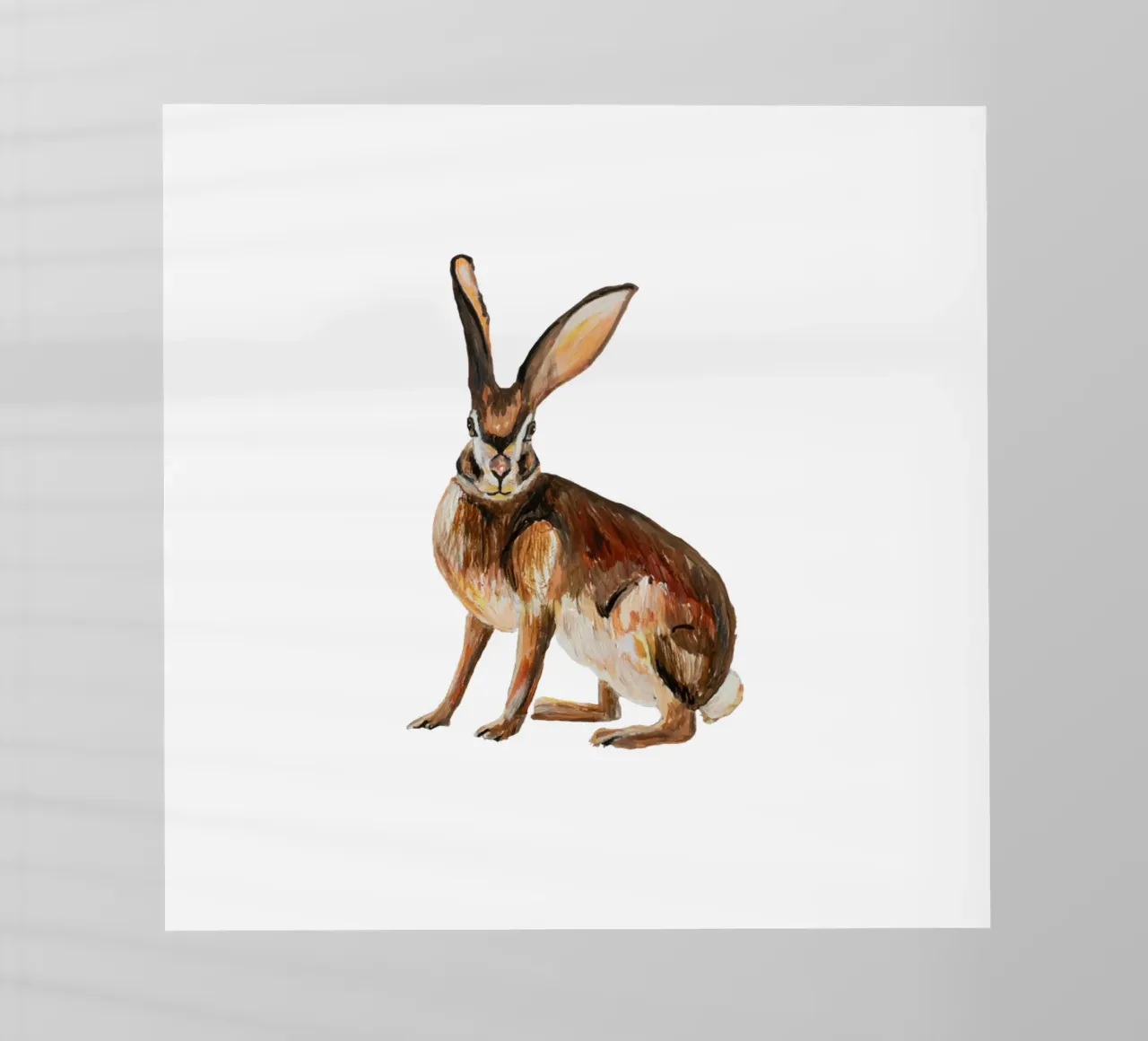 Rabbit Backlit Folie von Femke Zwaan