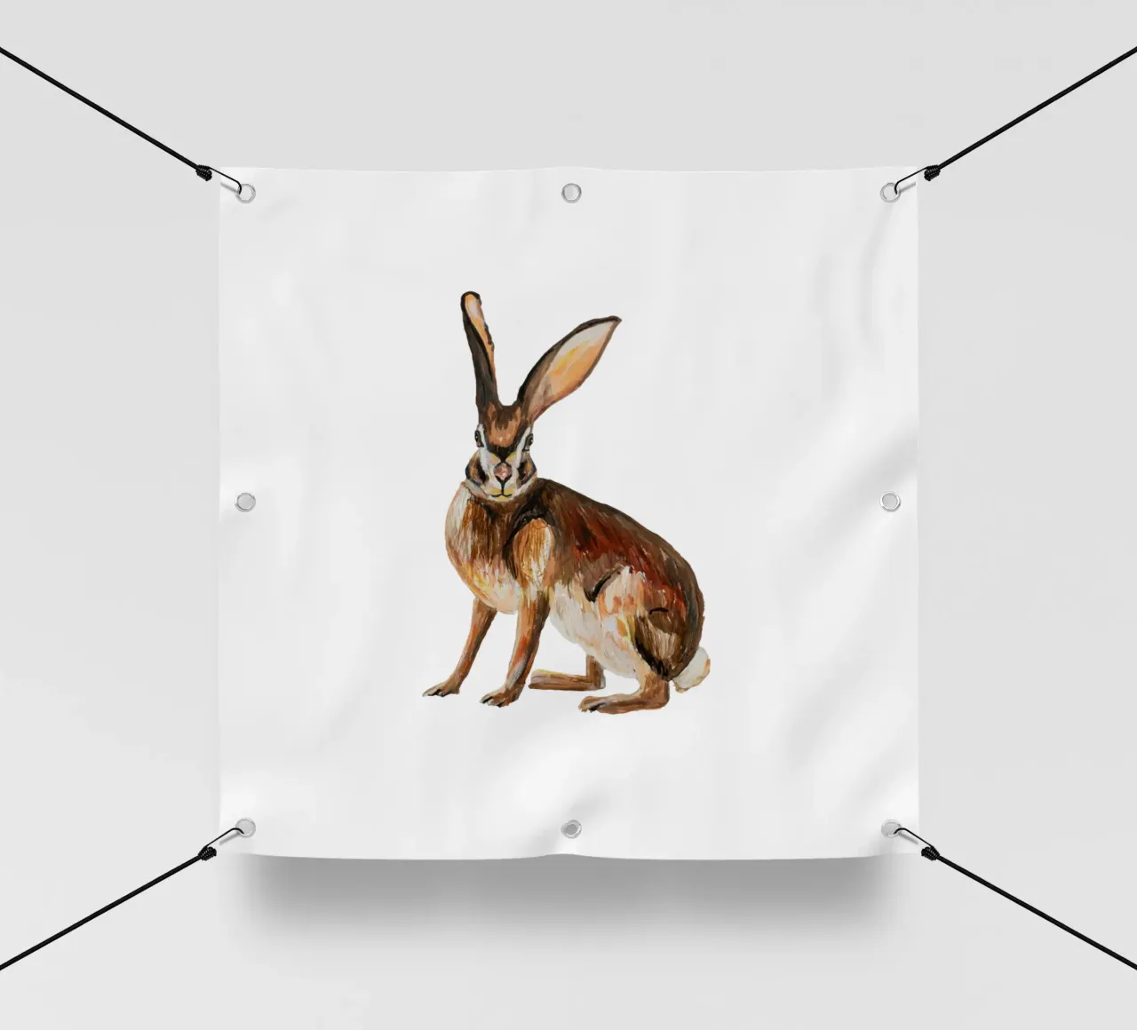 Rabbit PVC Plane von Femke Zwaan