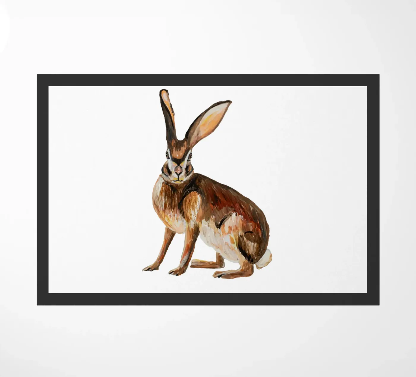 Rabbit doormat by Femke Zwaan