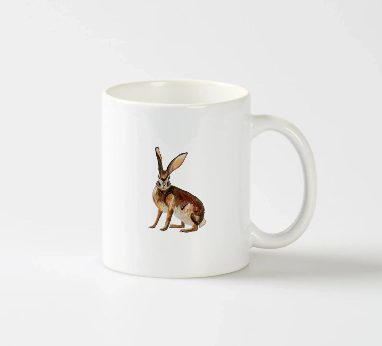 Rabbit tazza in ceramica da Femke Zwaan