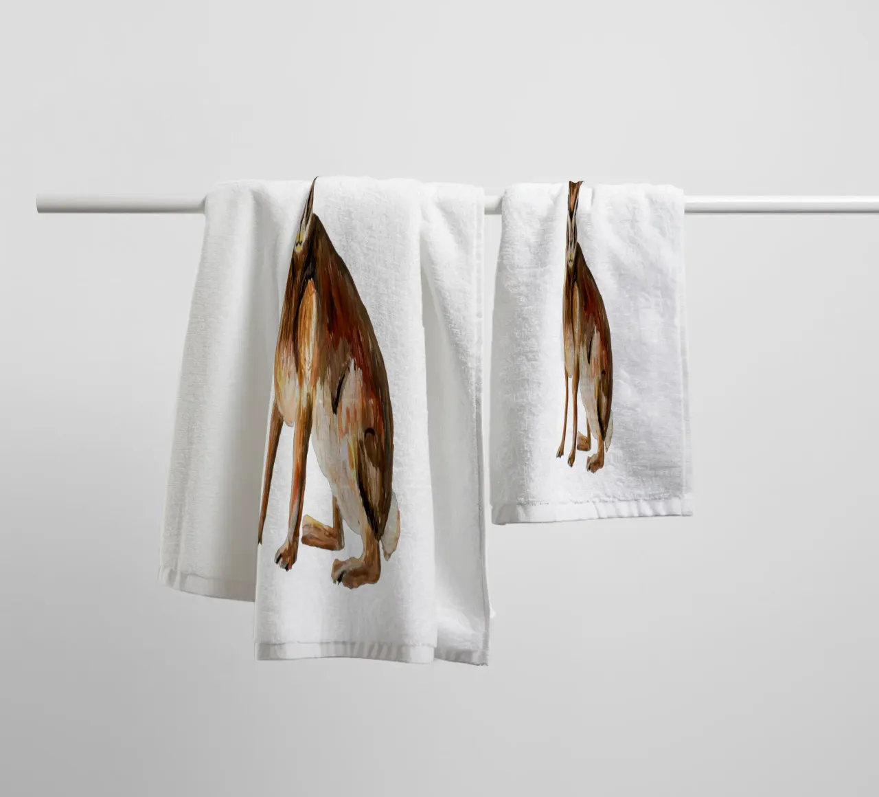 Rabbit asciugamano da bagno da Femke Zwaan