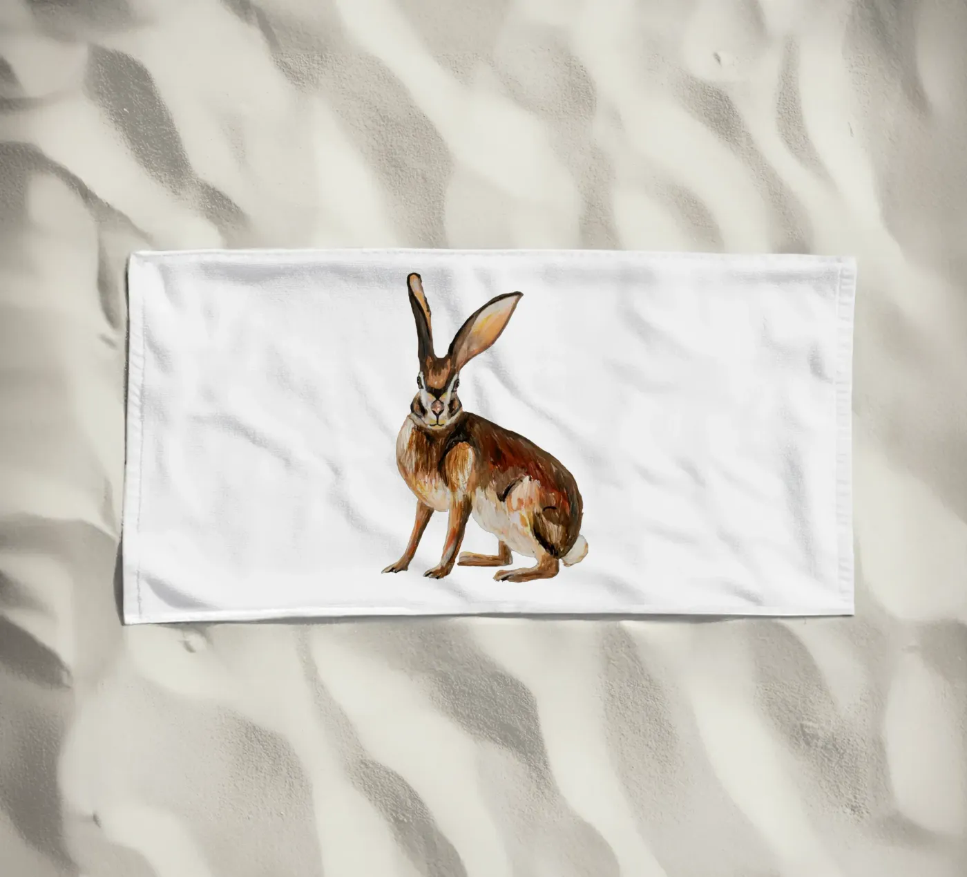 Rabbit Strandtuch von Femke Zwaan